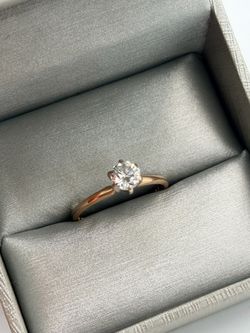 Women’s 14k Solid Yellow Gold .60ct Natural Diamond Wedding/Engagement Ring
