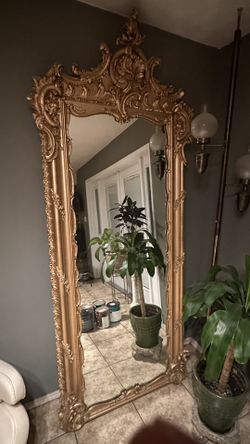 Restored Vintage Antique Mirror 