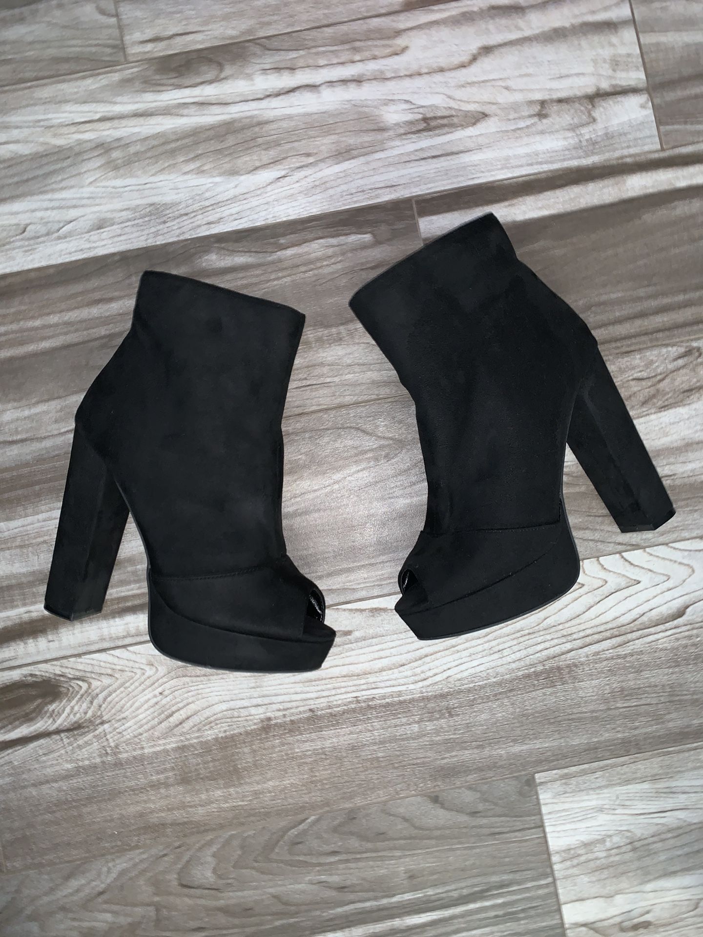 Black booties