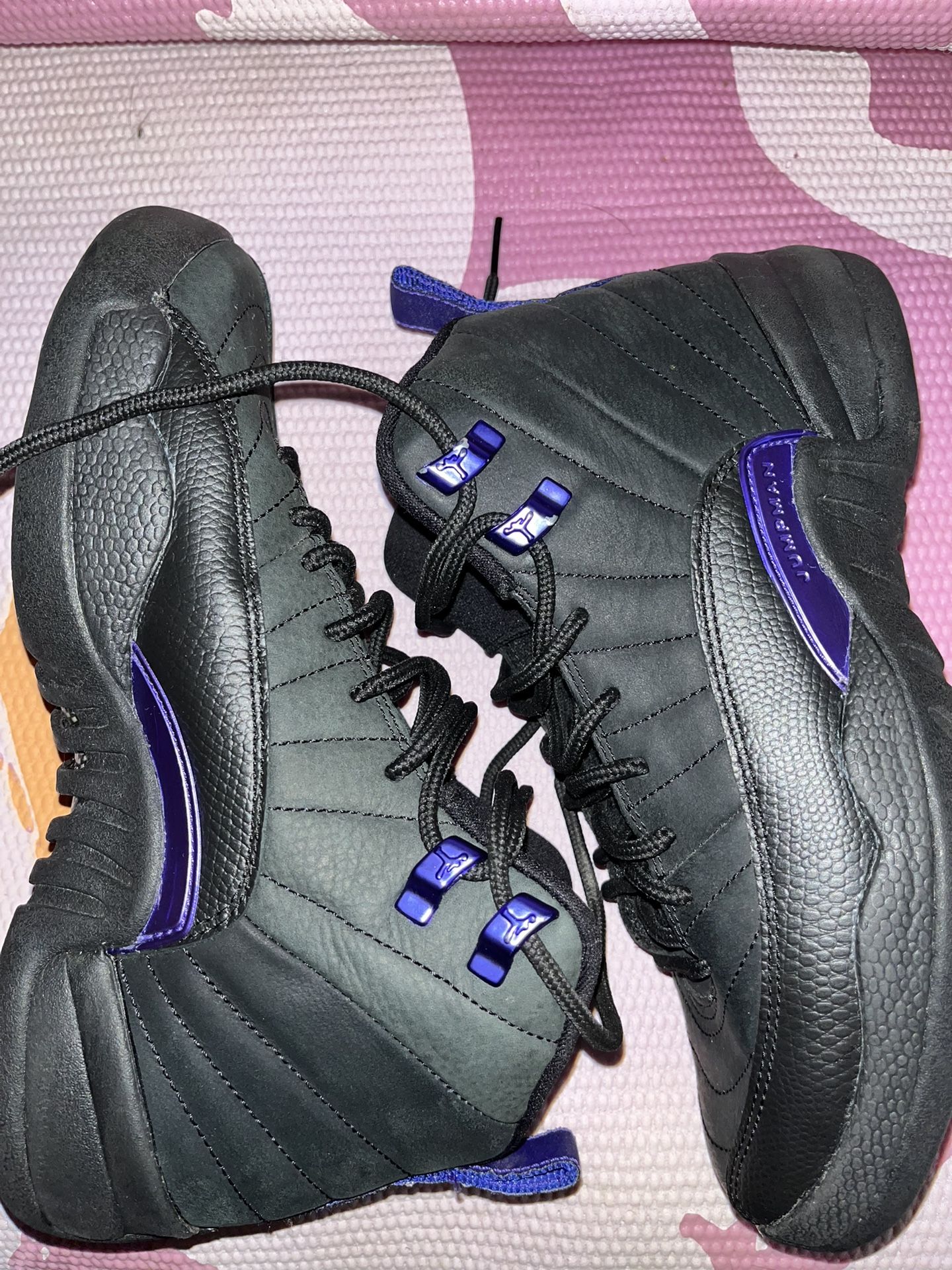 Jordan 12 Black And Purple