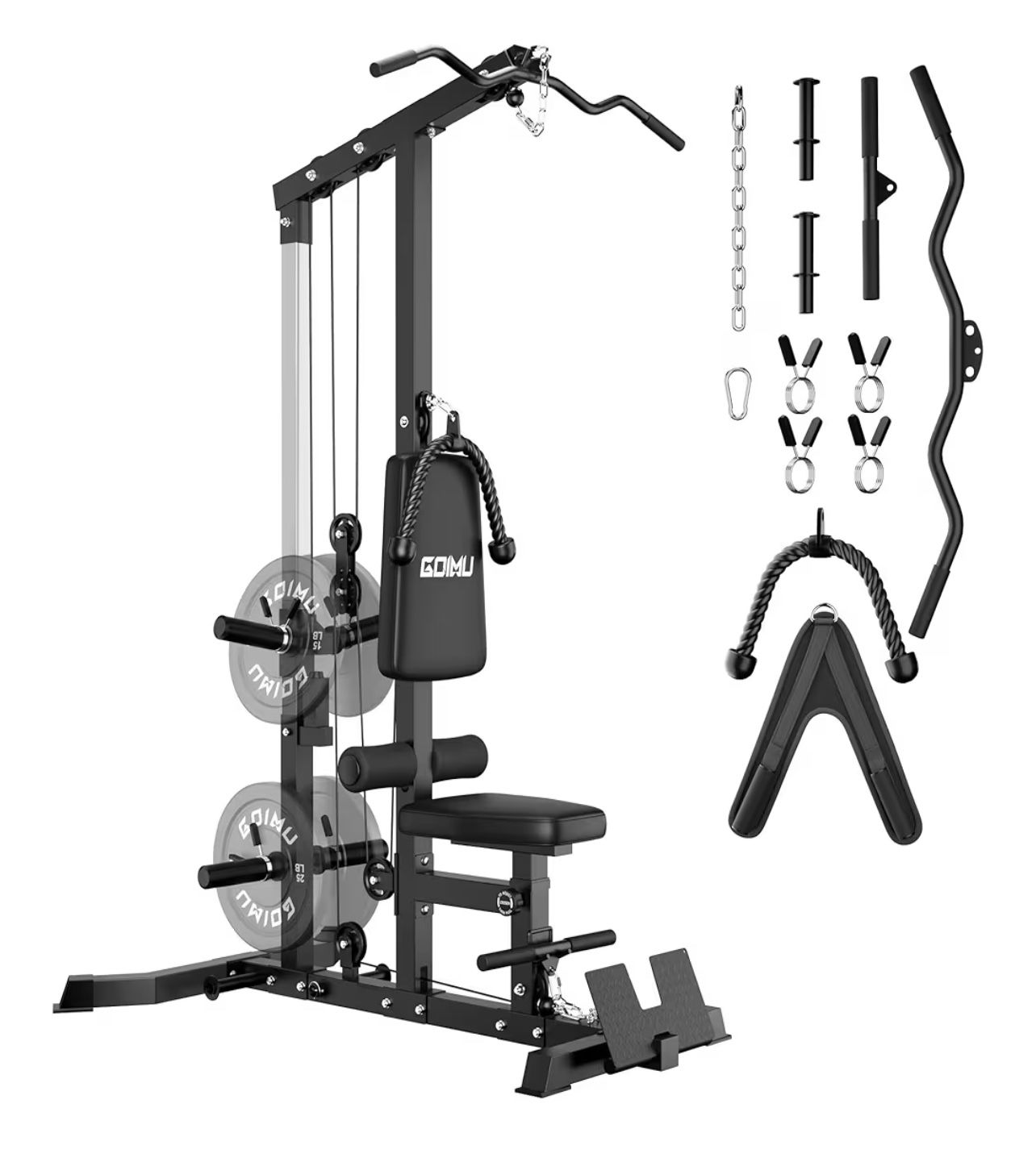 Lat Pulldown & Row Machine – Brand New, Sealed in Box