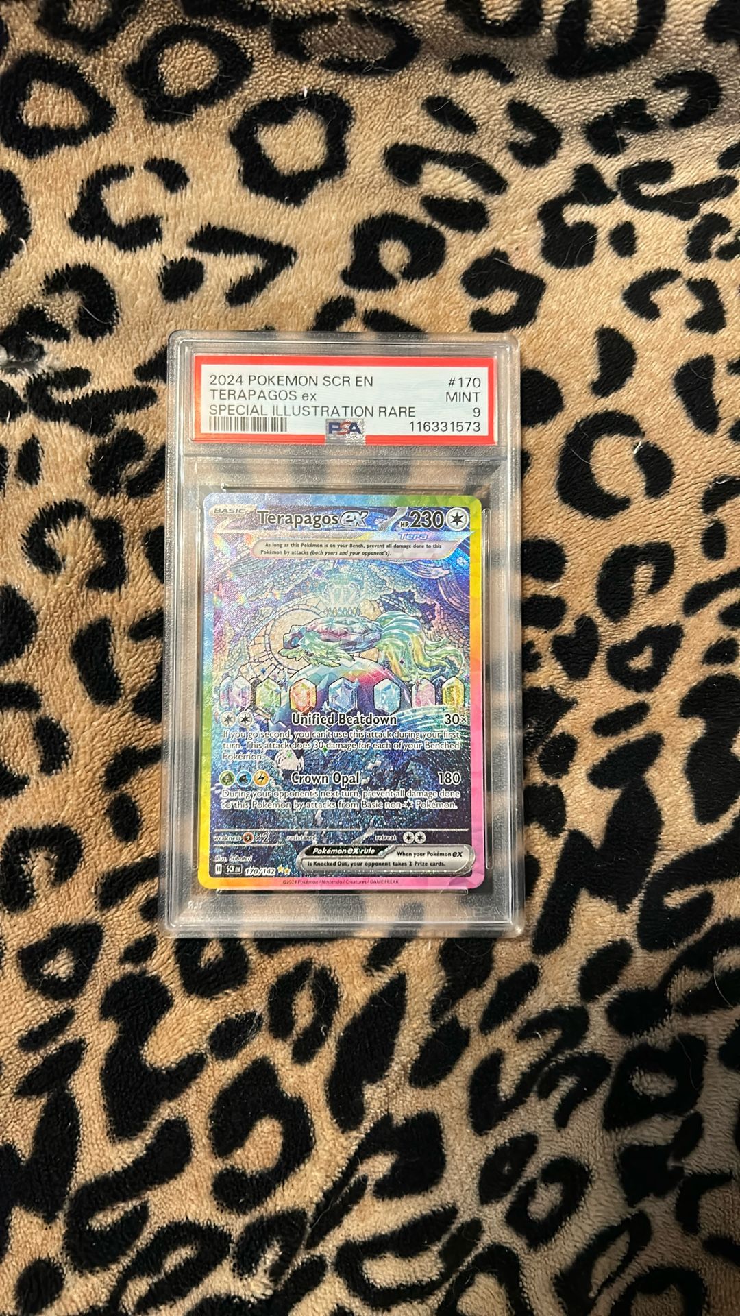 Terapagos ex special illustration rare psa 9