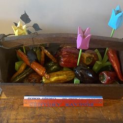 Wooden Tool Box Faux Decor