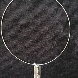 18k/925. Chain With 925. Sterling Silver Pendant 