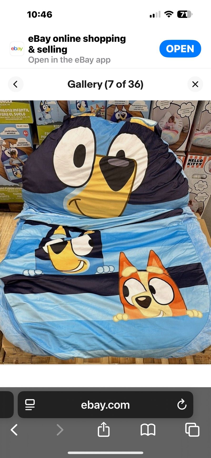 Bluey Mini Bed