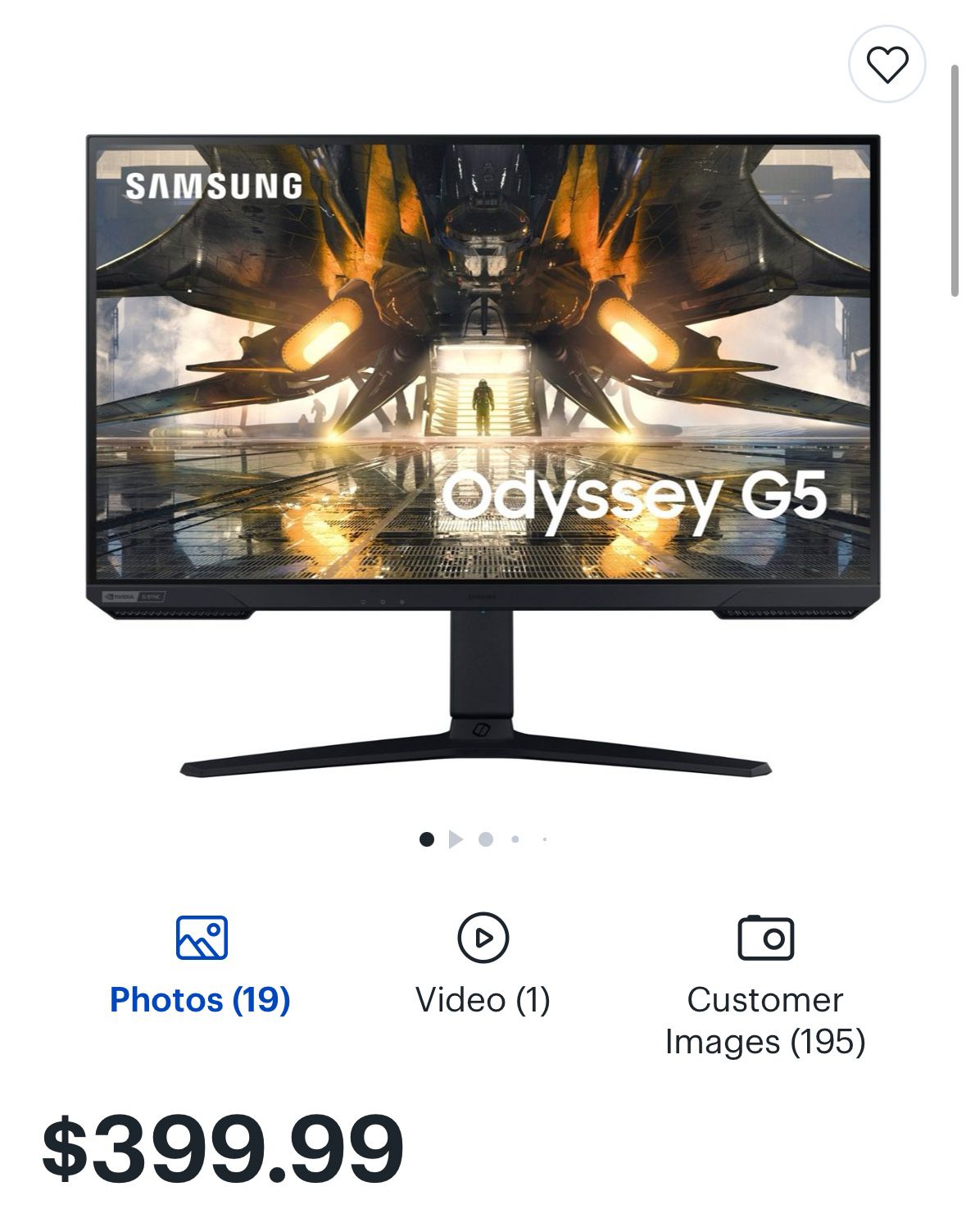 Samsung - Odyssey 27" IPS LED QHD FreeSync Premium & G-Sync Compatible Gaming Monitor with HDR