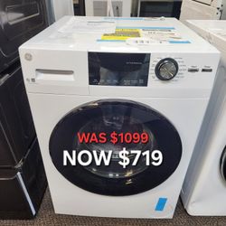 2.4 cu. ft. Stackable White Front Loading
Washing Machine with Steam, ENERGY STAR