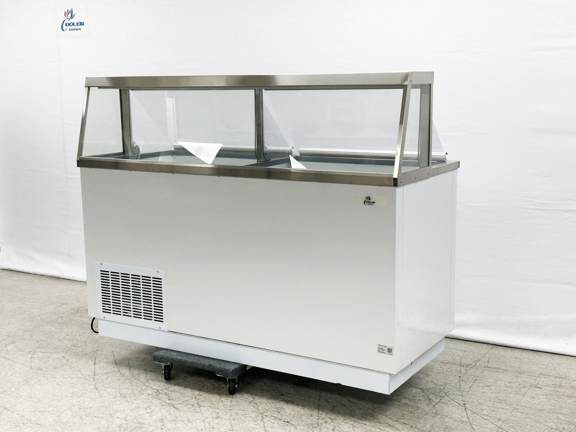 NSF 68 ins Gelato Ice Cream Cabinet Freezer DPC 66HC