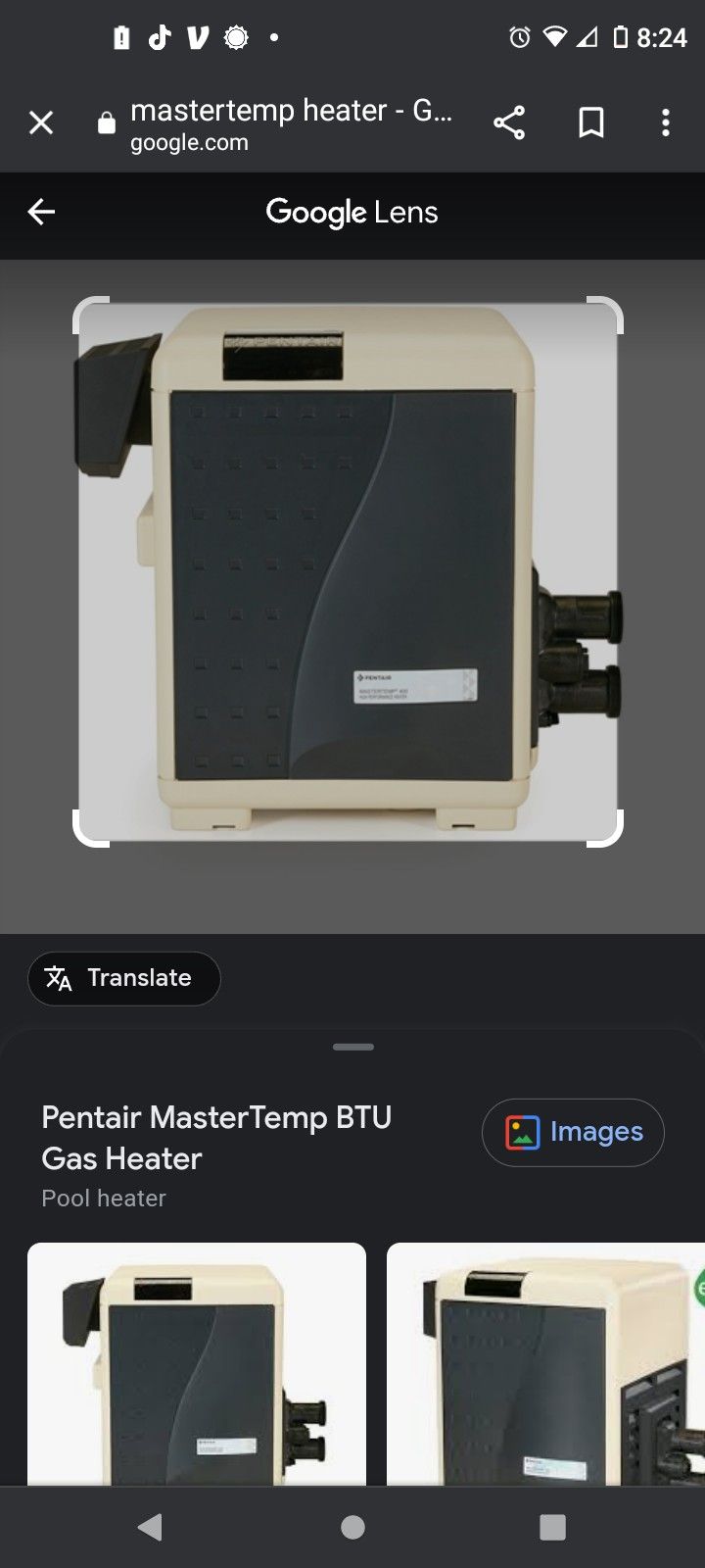 Pentair Mastertemp Pool Heater 200k BTU New In The Box. $2475.00