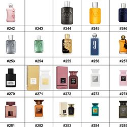 Colognes and perfumes