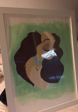 Lady and the Tramp painting