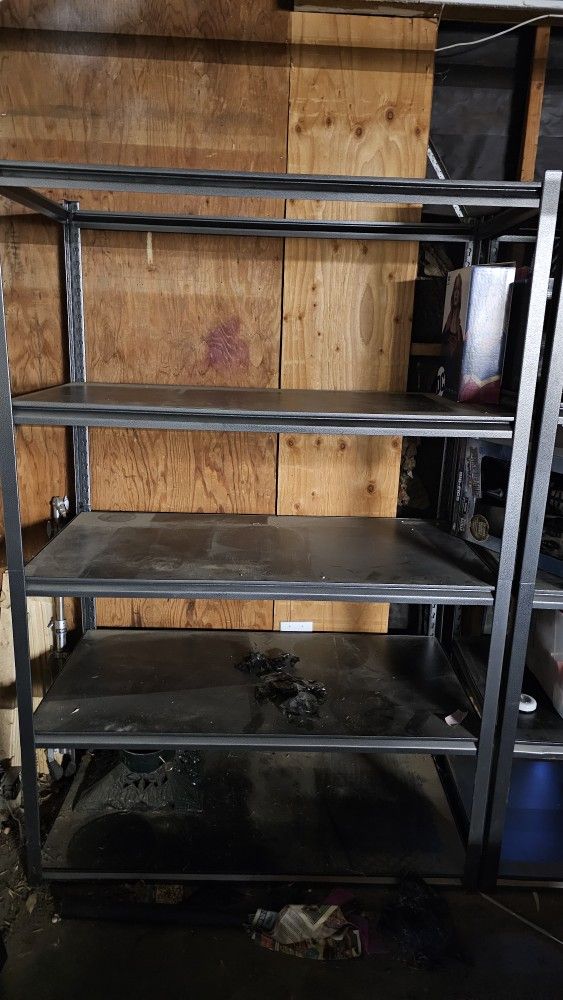 2 Metal Sturdy Shelf 