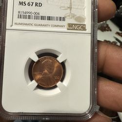 1995 DOUBLED DIE OBV 1c MS67