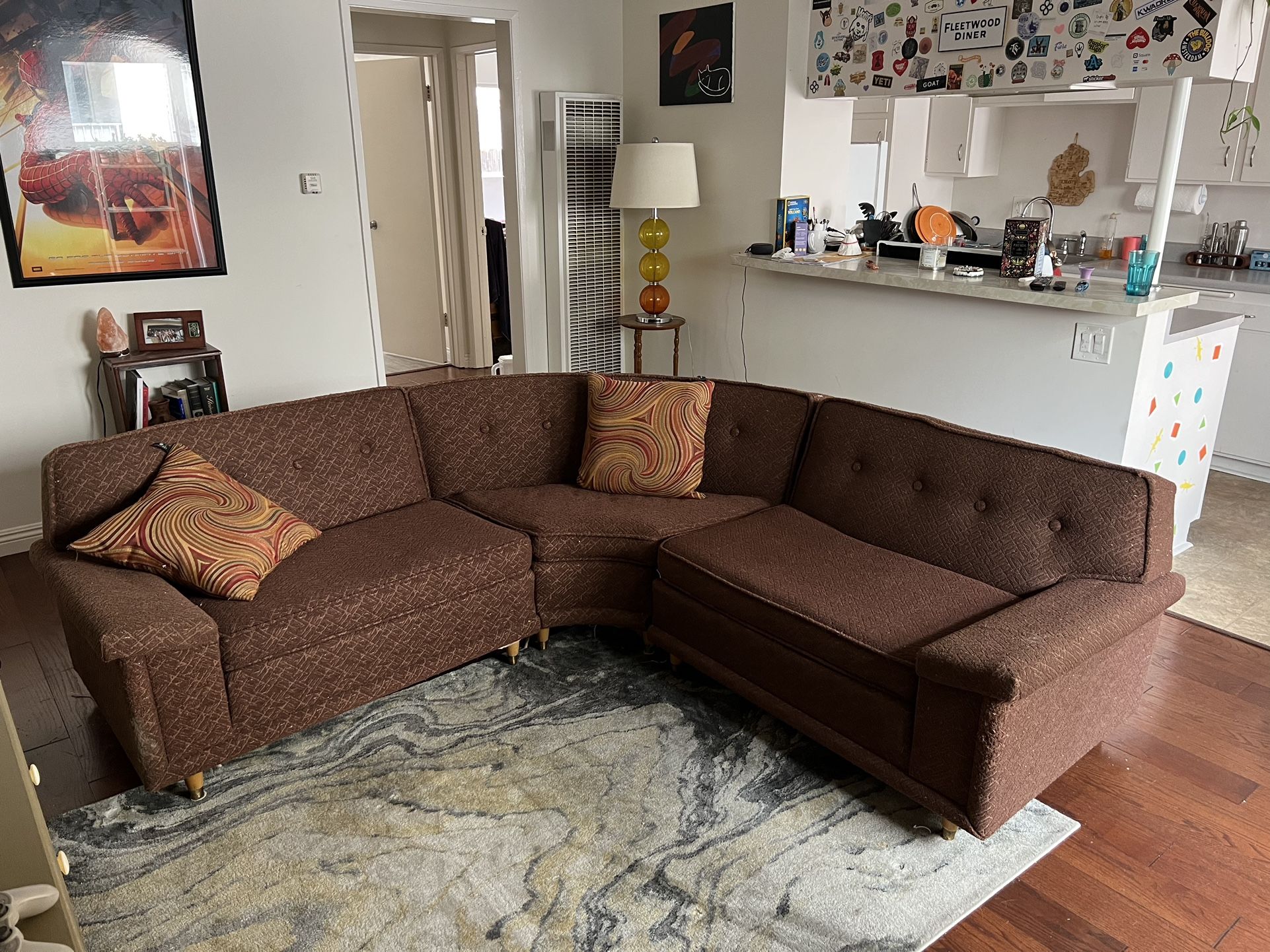 Authentic MCM Kroehler Sectional Couch