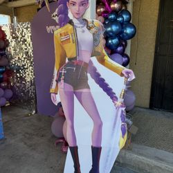 Rumi Kpop Demon Hunters Cardboard Standup 