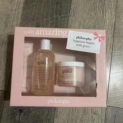 Philosophy Amazing Grace Shower Gel And Whipped Body Cream Set 