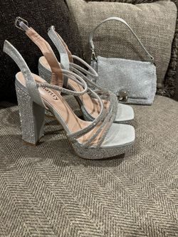 Heels 👠 Size 7 1/2 And Matching Purse