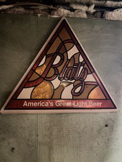Blatz Beer Sign 