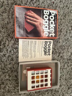 Pocket Boggle & Boggle Set