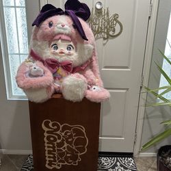 New Authentic 2000% Nommi Bunny Limited Edition Wooden Chest Box