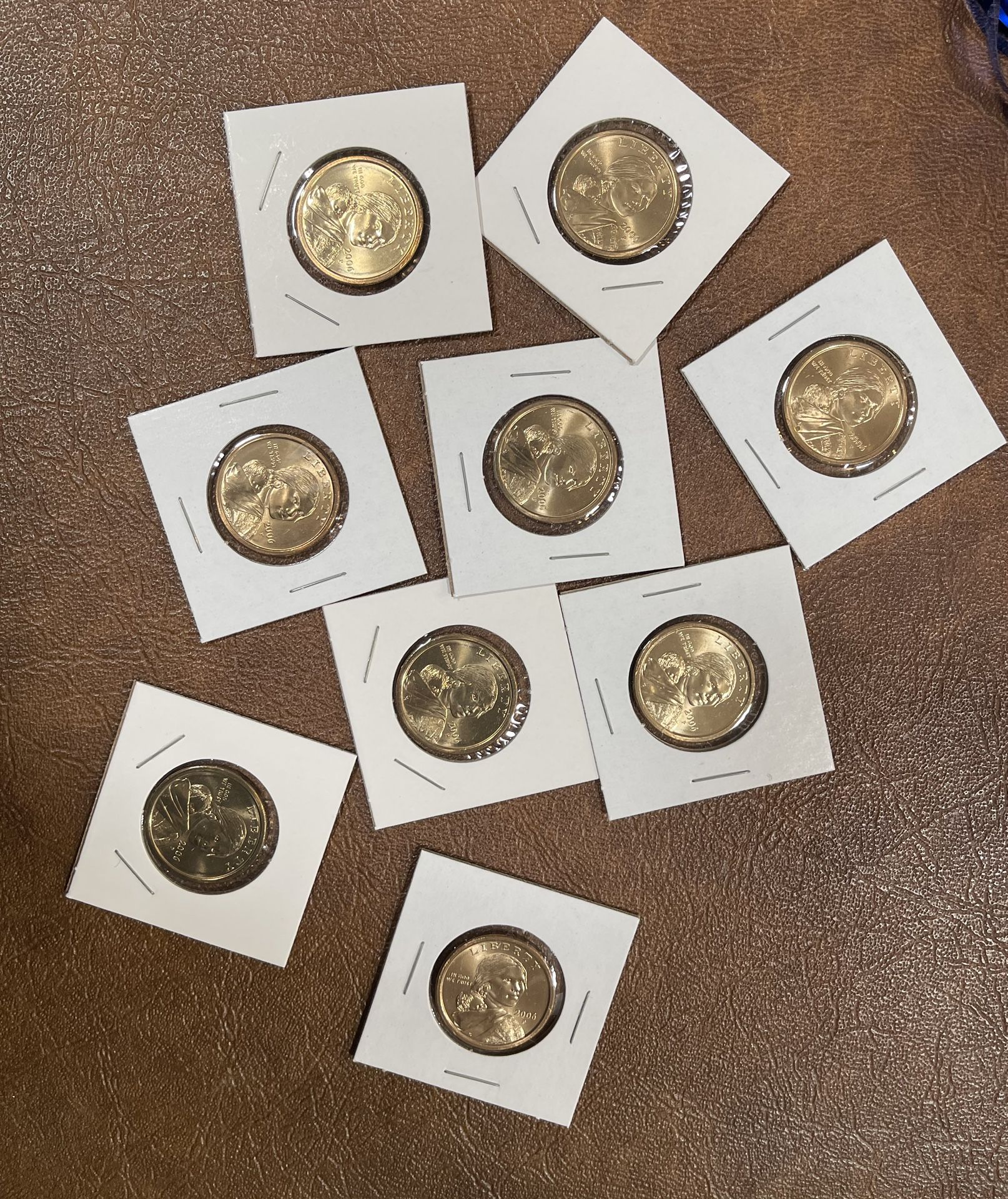 2006 BU SACAGAWEA GOLDEN DOLLARS NATVE AMERICAN INDIAN COINS 