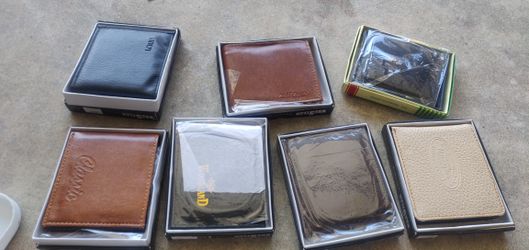 Imported leather wallets