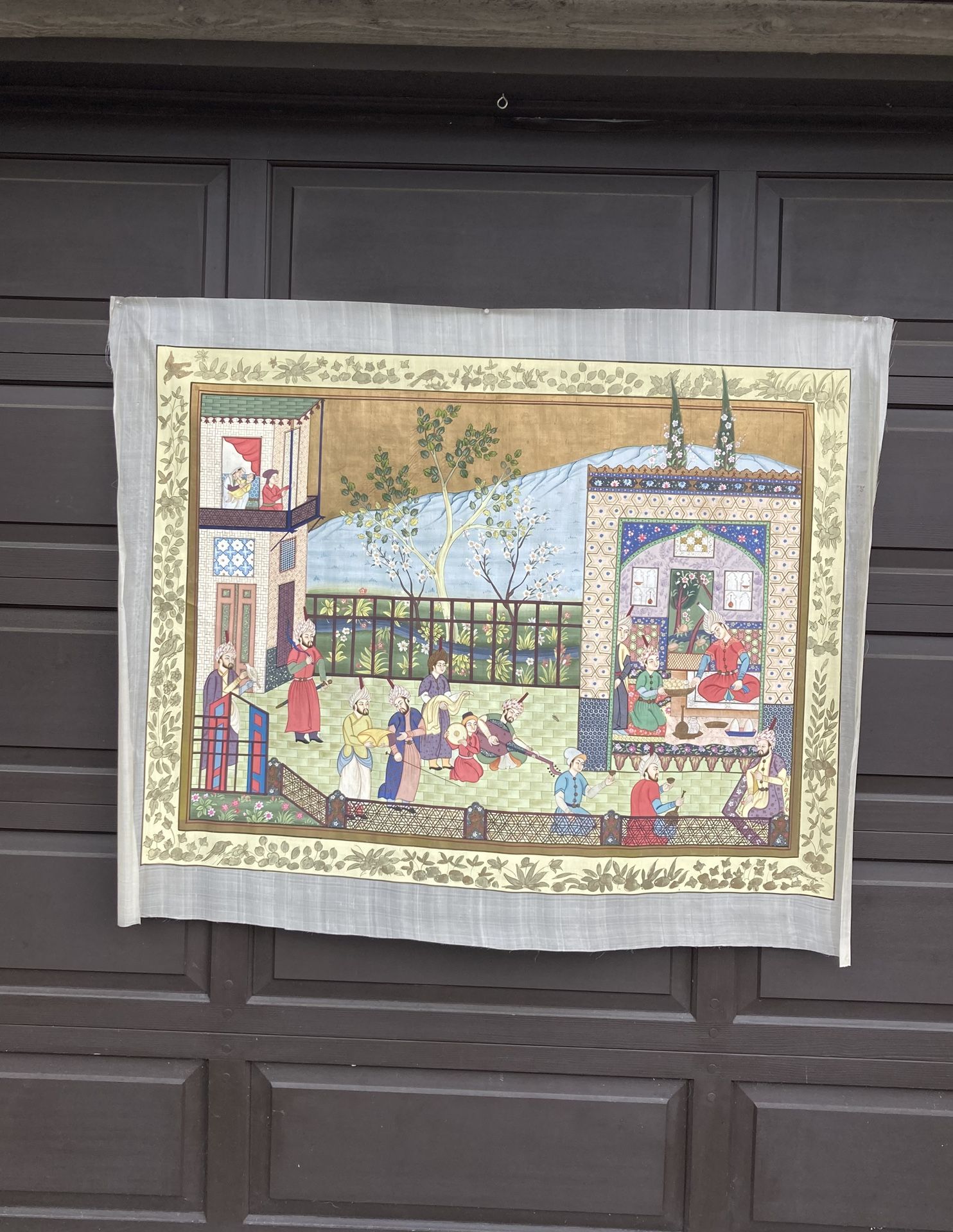 Hand Painted On Silk
