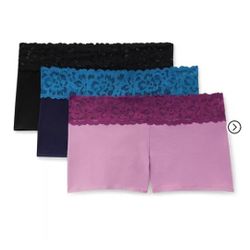 New Adore Me Women's Boyshorts 3 Pairs 