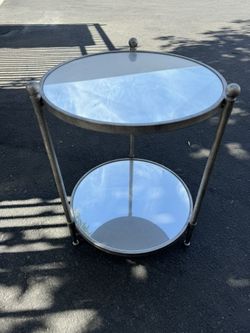 Mirror Side Table