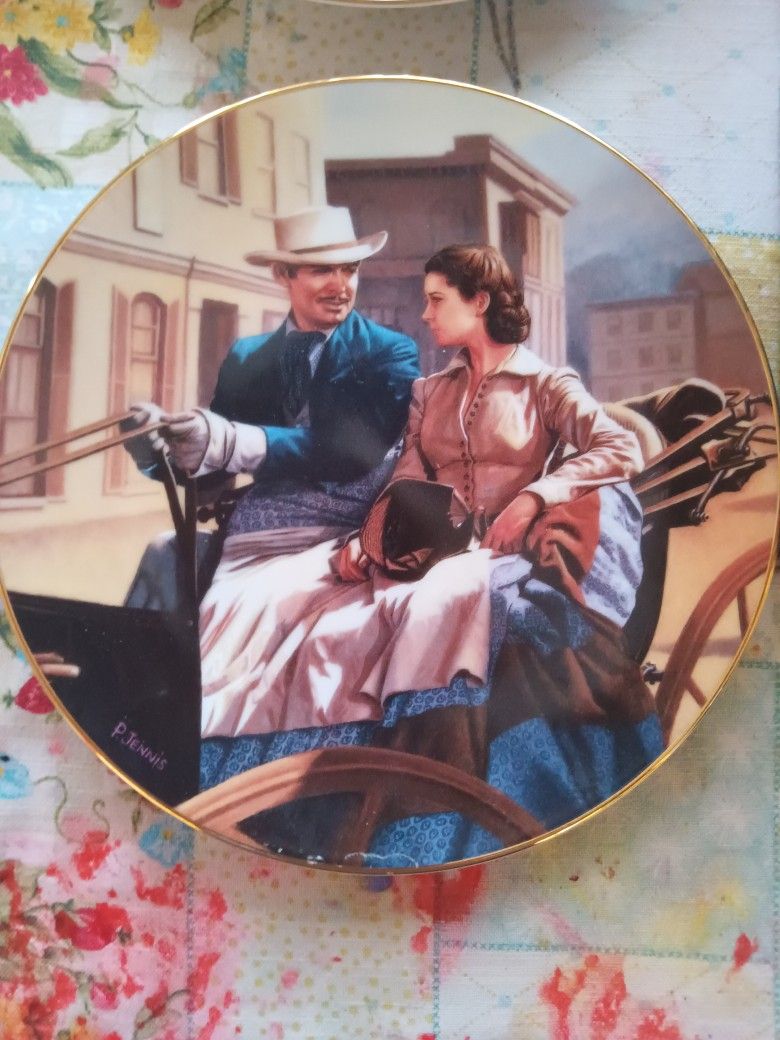 Gone With The Wind Collectible Plate