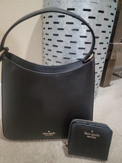 Black Kate Spade Purse And Wallet