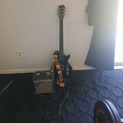 Guitar And Fender Amp 