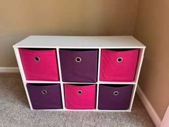 6 Cube Cubby Bookshelf