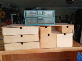 Wooden Parts Tool Hardware Storage Organizers