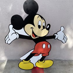 4 ft tall Mickey and Minnie Party Props 
