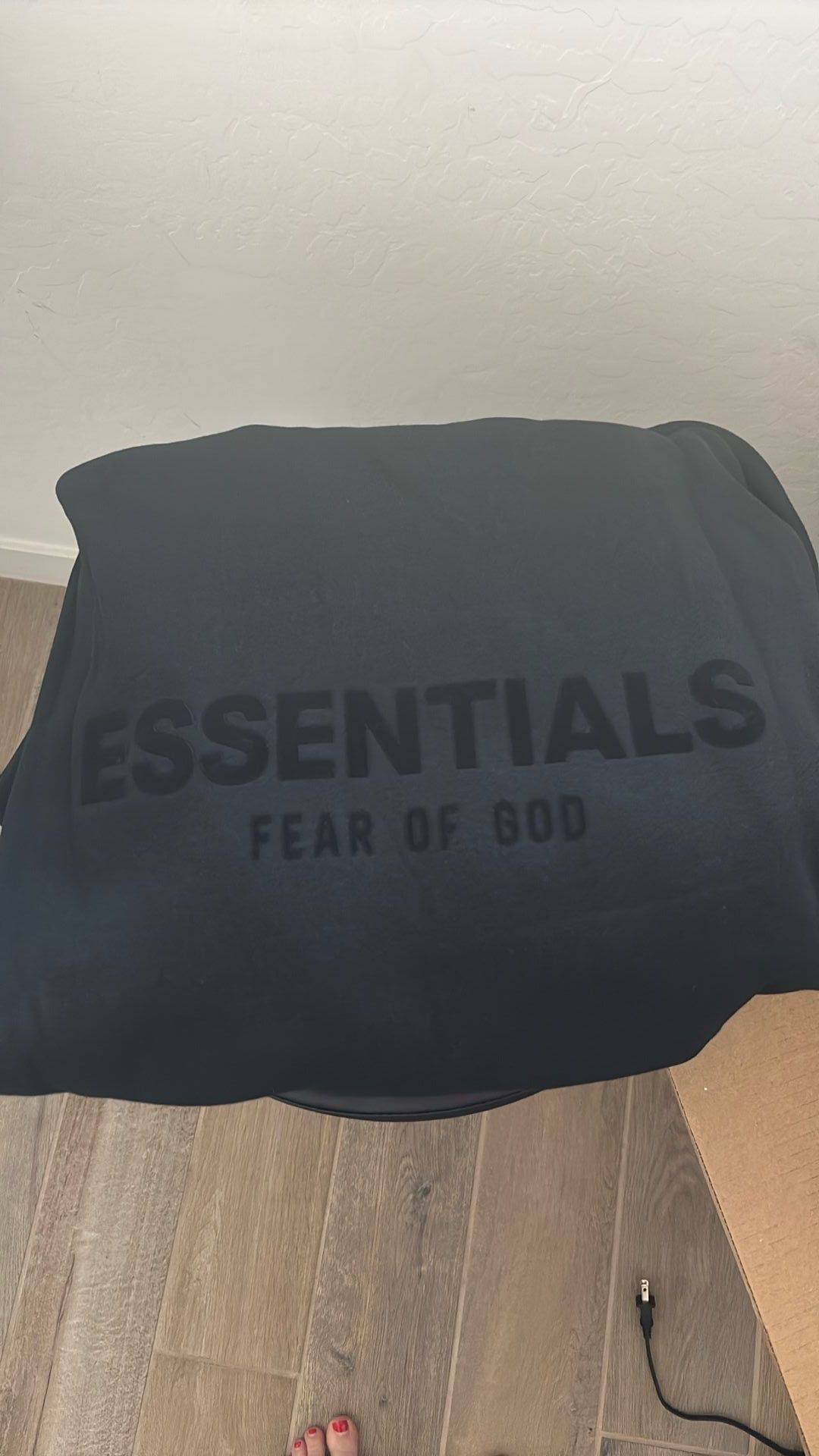 Essentials Hoodie Black Men’s XL
