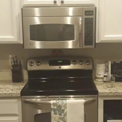 GE Profile Oven And Microwaver