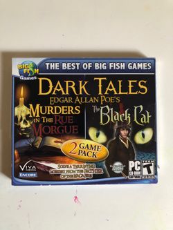 Dark Tales Edgar Allan Poe's 2 Game Pack PC Cd-Rom Software New Sealed