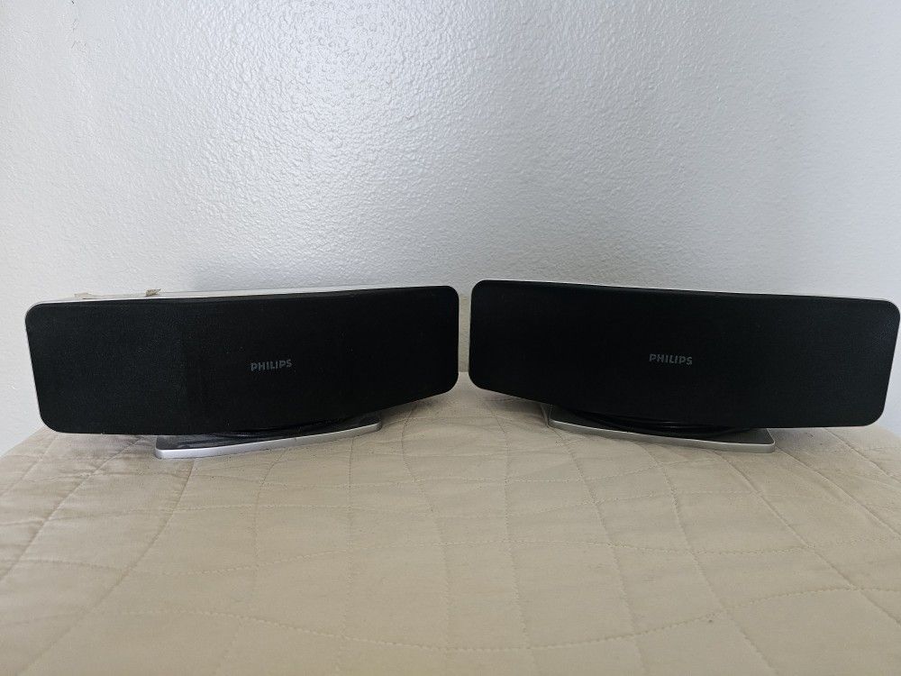 Left & Right Set of Philips Sonowave CS-6500E Home Theater Speakers