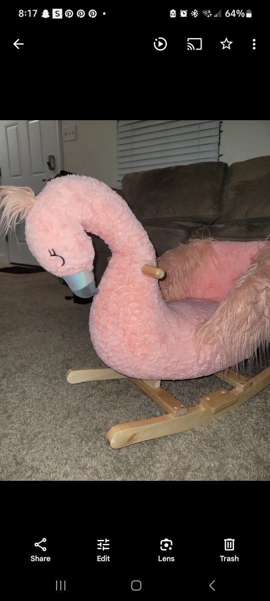 Ride On Flamingo Rocker