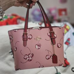 Coach Mollie Tote Cherry
