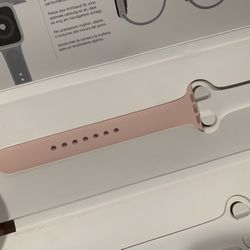 New Apple Watch M/L Pink Sand Sport Band 5$