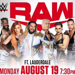WWE Monday Night Raw Tickets 8/19/24