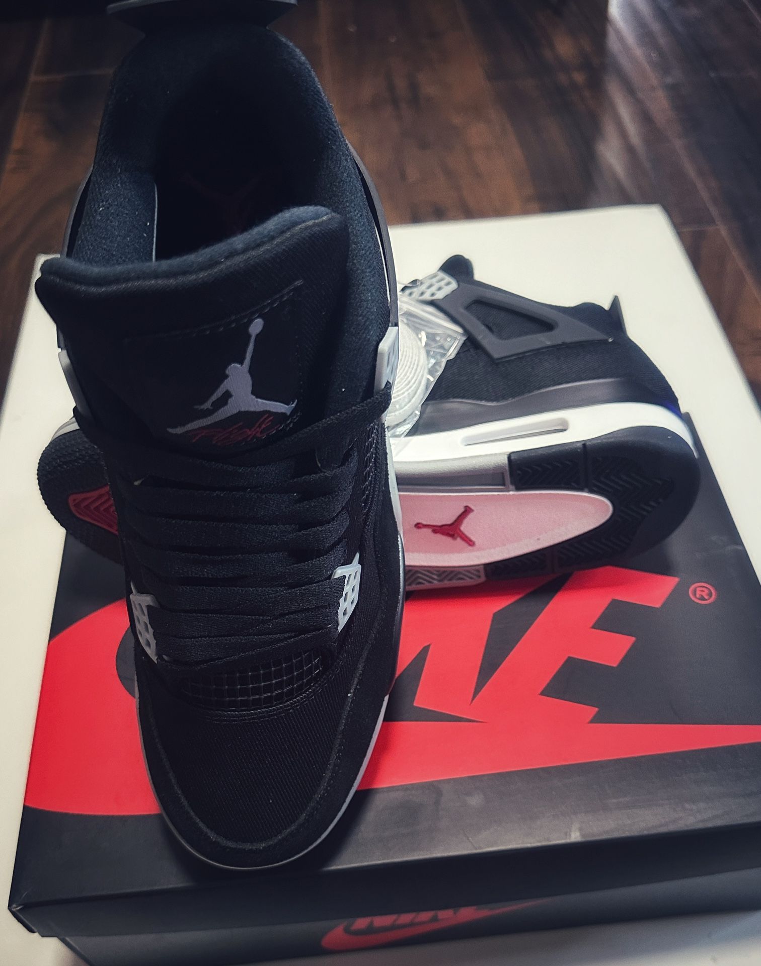 Air Jordan 4 Retro Black Men’s Size 9