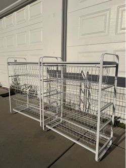 4 drawer metal store organizer