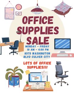 Moving out of office sale!!!