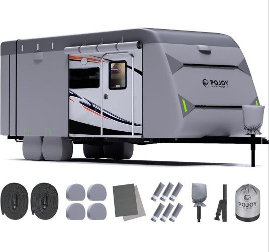 Waterproof Windproof RV Travel Trailer Cover