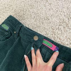 Green Corduroy Pants