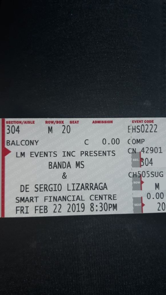 Boletos Banda ms