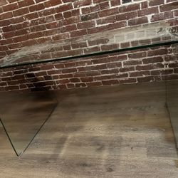 Waterfall Glass Table 